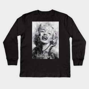 Marilyn Kids Long Sleeve T-Shirt